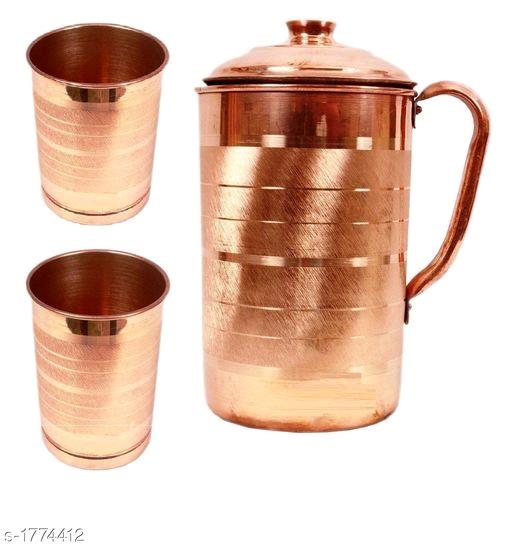 Copper Jug and Glass